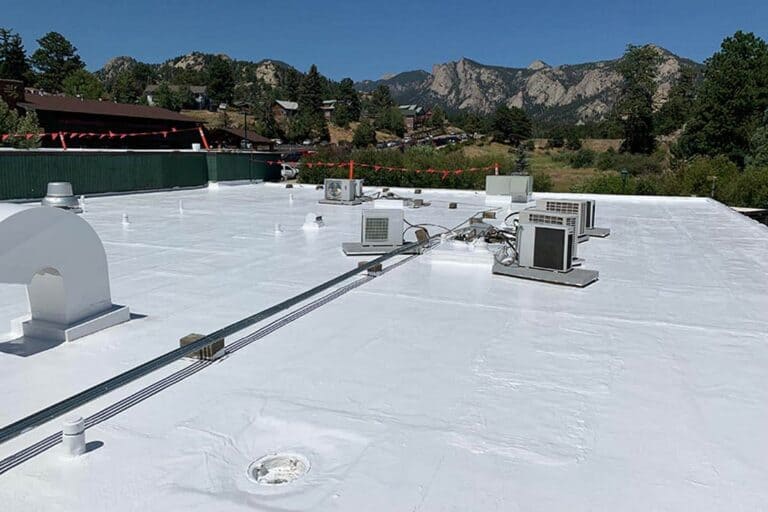 Ure-A-Sil Restoration of the Estes Park CO Police Station Roof