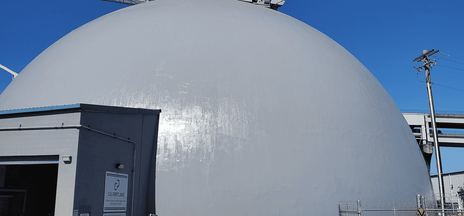 Coating a 74-Foot Dome: The CalPortland Silicone Project in Portland OR — completed roof coating project
