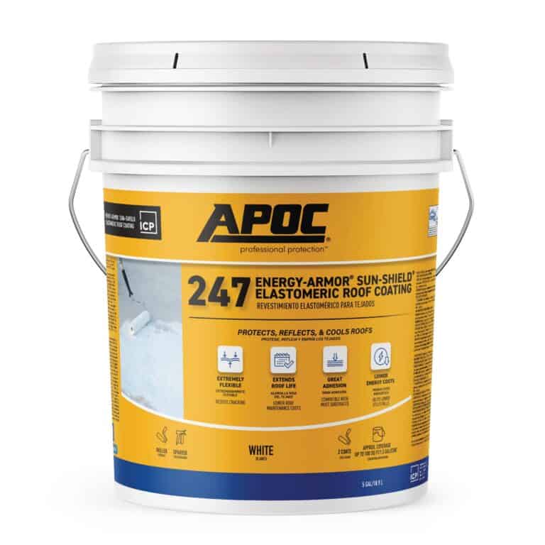 APOC 247 Energy-Armor Sun-Shield Elastomeric Roof Coating