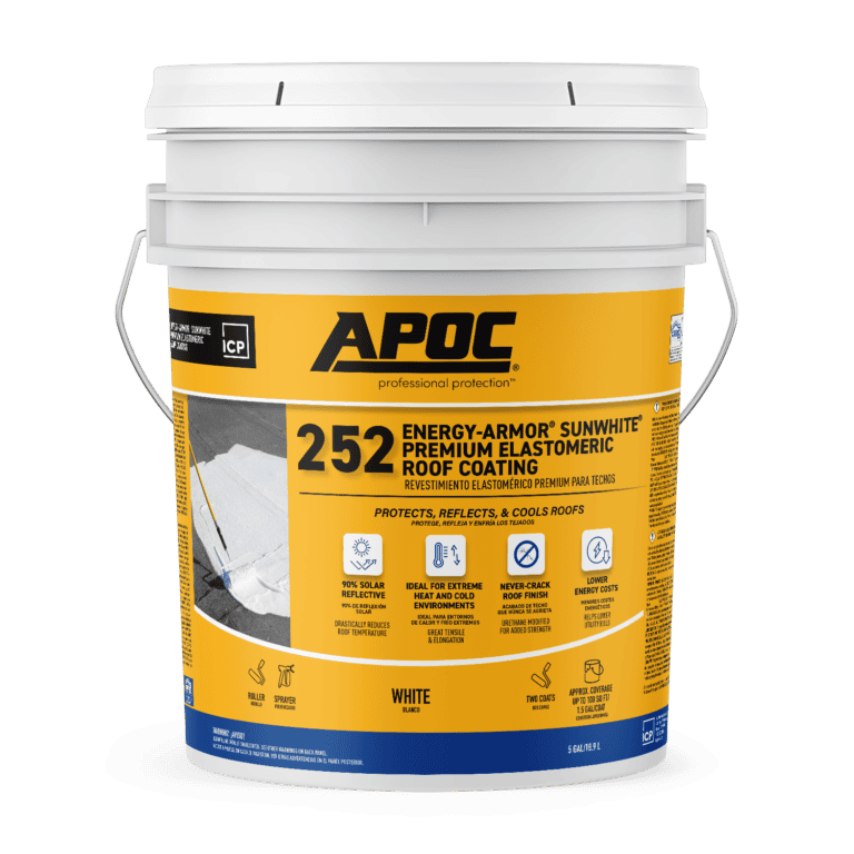 APOC 252 Energy-Armor Sunwhite Premium Elastomeric Roof Coating