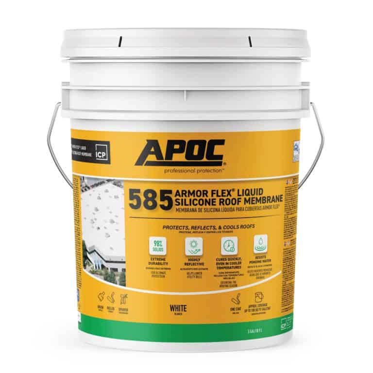 APOC 585 Armor Flex Liquid Silicone Roof Membrane